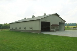 Equestrian / Hobby Shop 60' x 104 with a 14' x 3' eyebrow