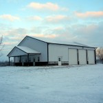 Cronen Equine Building 14’ x 60’ x 60’ with a 10’ x 40’ porch