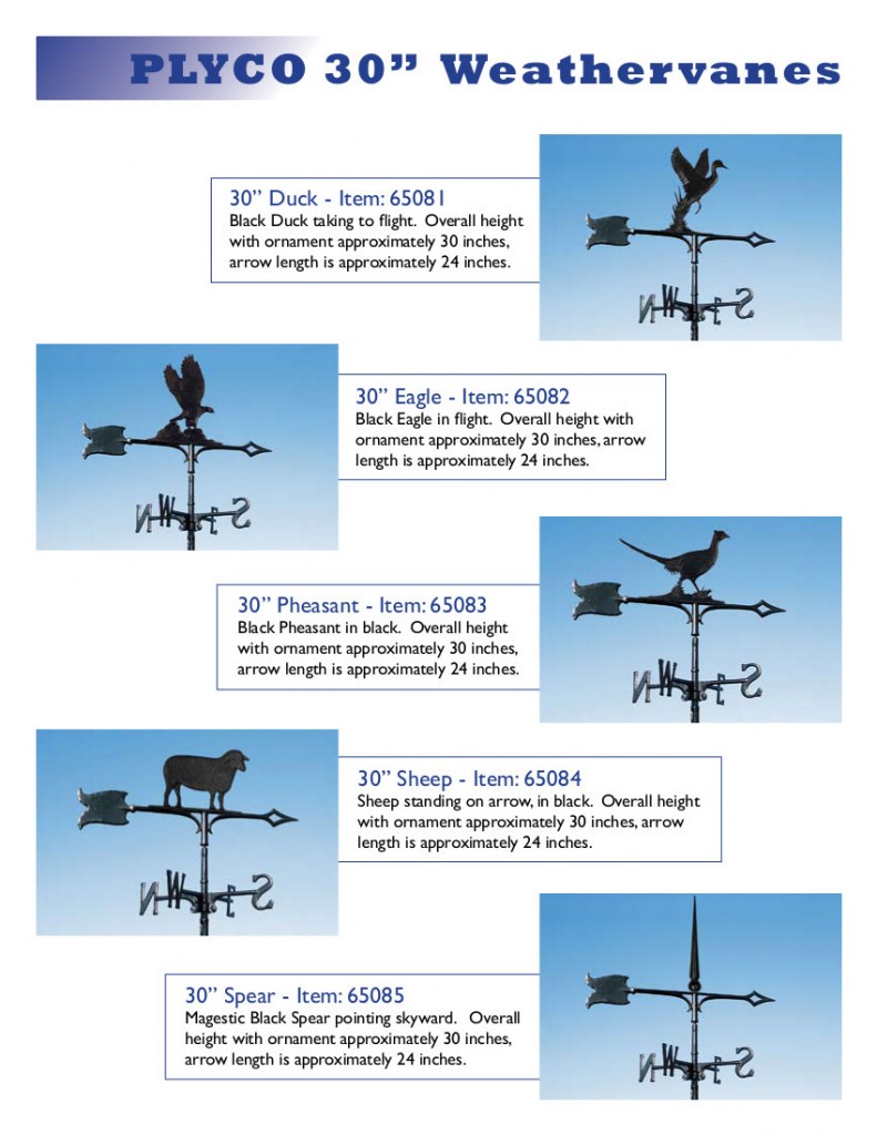 Weather Vane Options Comer Post Frame Buildings