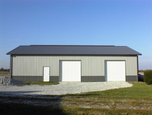 Two Car Garage with Side Bay