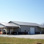 40'x 60' with a 30' x 24' extension and an 8' x 20' porch