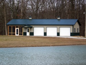 Pond Screen Porch Residential